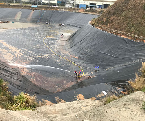 永福废水池清理