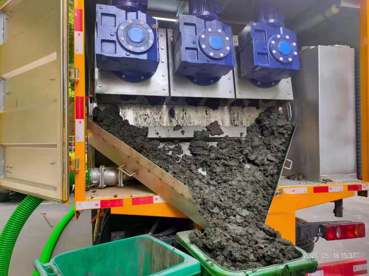 永福化粪池清掏城市维护站-泥浆净化干湿分离处理